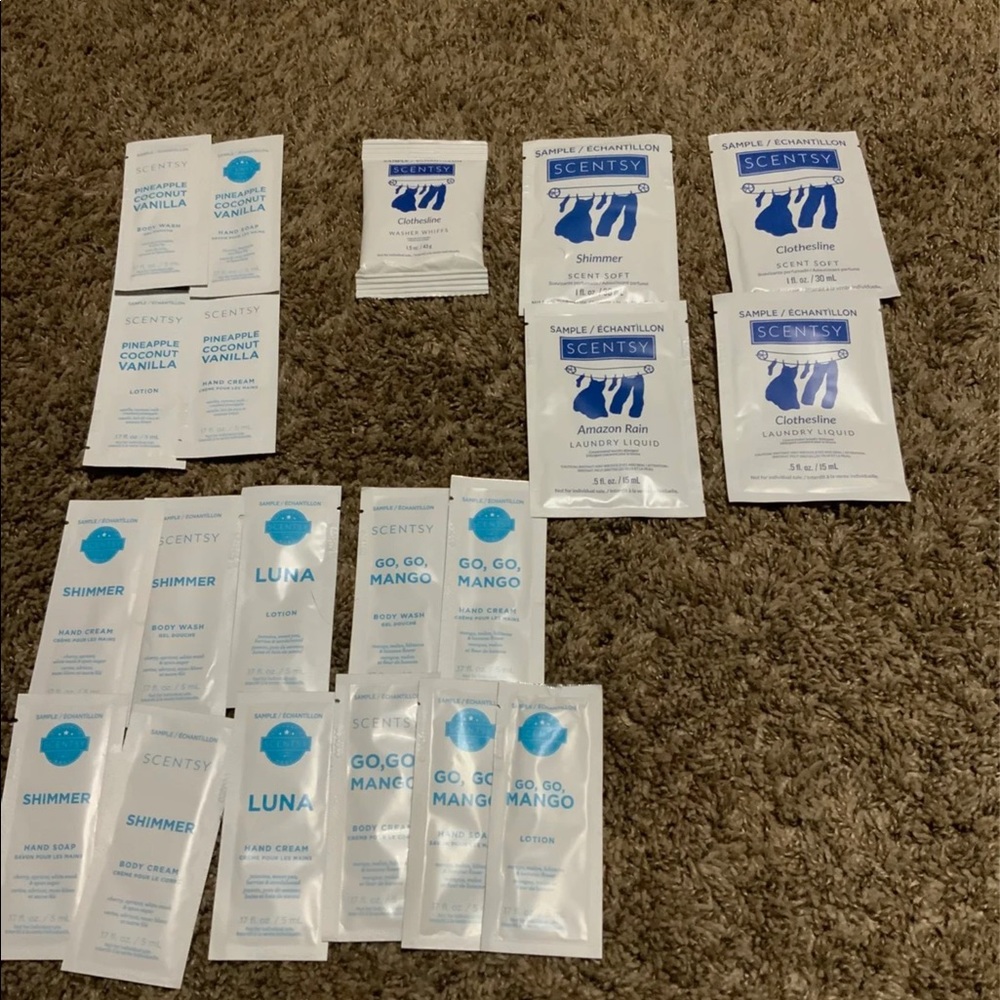 Scentsy samples